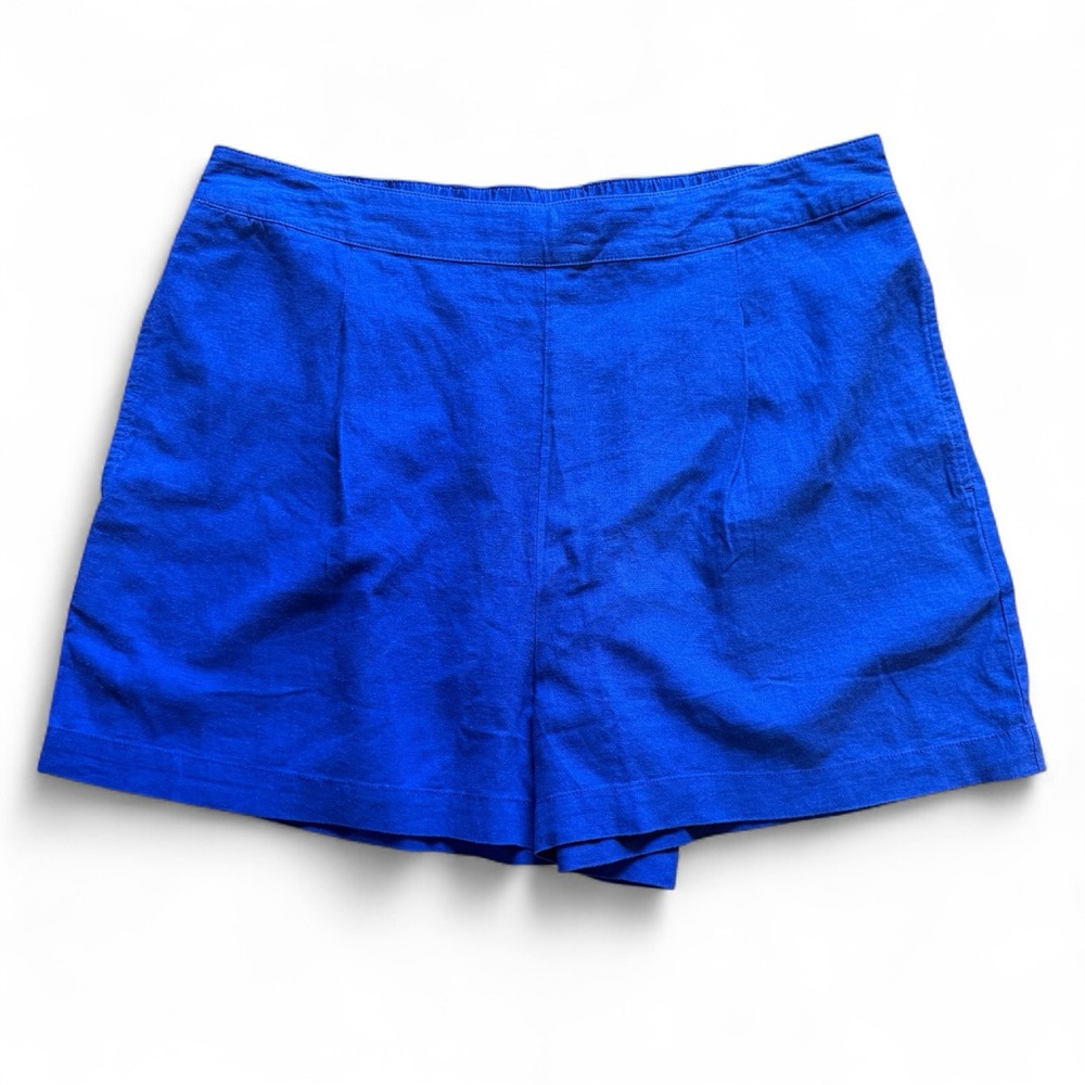 Madewell Solid Linen Blend Shorts